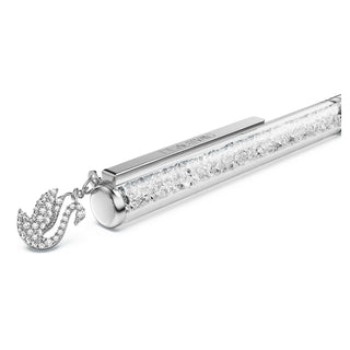 Crystalline ballpoint pen, Swan, Chrome plated
