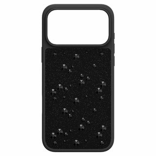 High smartphone case, Flat Back crystals, iPhone® 17 Pro Max, Black