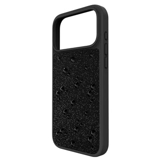 High smartphone case, Flat Back crystals, iPhone® 17 Pro Max, Black