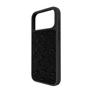 High smartphone case, Flat Back crystals, iPhone® 17 Pro Max, Black