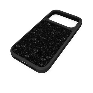 High smartphone case, Flat Back crystals, iPhone® 17 Pro, Black