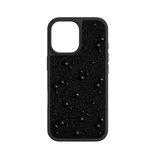 High smartphone case, Flat Back crystals, iPhone® 17, Black