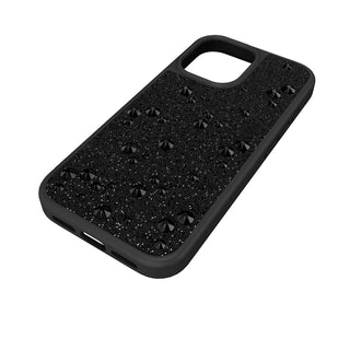 High smartphone case, Flat Back crystals, iPhone® 17, Black
