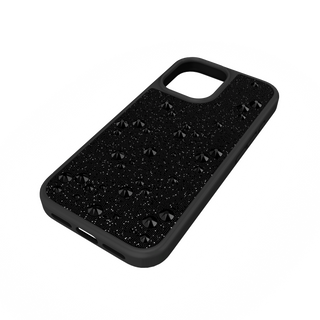 High smartphone case, Flat Back crystals, iPhone® 17, Black
