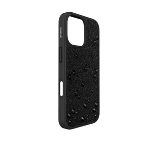 High smartphone case, Flat Back crystals, iPhone® 17, Black