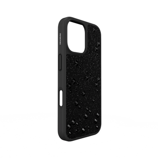 High smartphone case, Flat Back crystals, iPhone® 17, Black