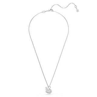 Swan pendant, Mixed cuts, Swan, White