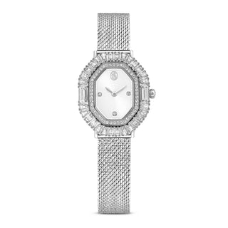 Matrix Octagon watch, Metal bracelet, Silver tone, Stainless steel