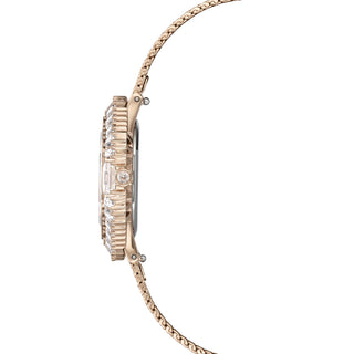 Matrix Octagon watch, Metal bracelet, Gold tone, Champagne gold-tone finish