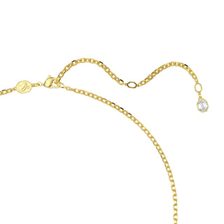 Gema pendant and brooch Yellow, Gold-tone plated