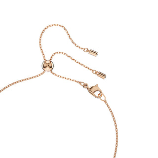 Mesmera set Pear cut, Round cut, White, Rose gold-tone plated