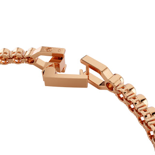 Imber Emily Tennis bracelet Round cut, Black, Rose gold-tone plated