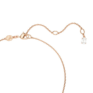 Mesmera set Pear cut, Octagon cut, White, Rose gold-tone plated