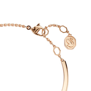 Mesmera bangle Mixed cuts, White, Rose gold-tone plated