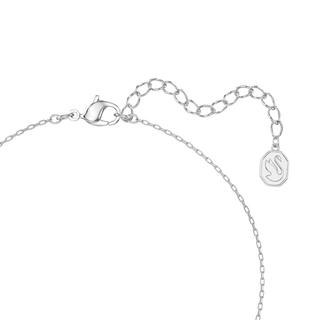 Symbolica pendant, Star, Blue, Rhodium plated
