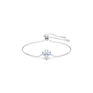 Magic bracelet Angel, Blue, Rhodium plated