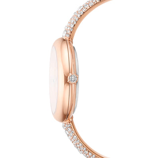 Sublima bangle watch, Swiss Made, Metal bracelet, Rose gold tone, Rose gold-tone finish