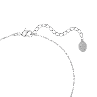 Magic pendant, Snowflake, Blue, Rhodium plated