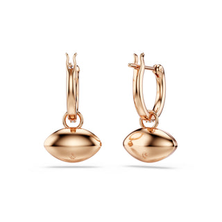 Symbolica drop earrings, Eye, Multicolored, Rose gold-tone plated