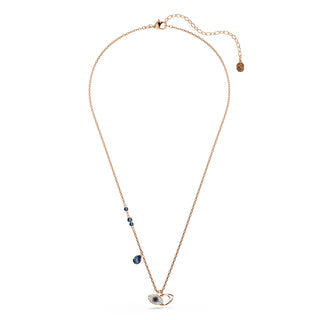 Symbolica pendant, Eye, Multicolored, Rose gold-tone plated