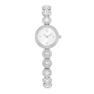 Una Angelic watch, Crystal bracelet, Silver tone, Stainless steel