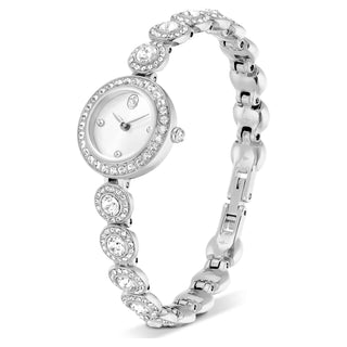 Una Angelic watch, Crystal bracelet, Silver tone, Stainless steel