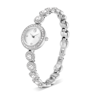 Una Angelic watch, Crystal bracelet, Silver tone, Stainless steel