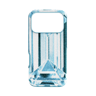 High smartphone case, Crystal effect, iPhone® 17 Pro, Blue