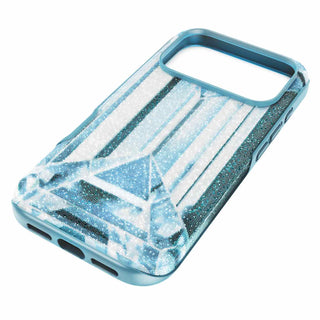 High smartphone case, Crystal effect, iPhone® 17 Pro, Blue
