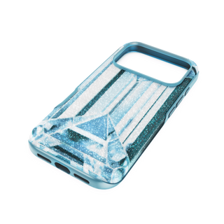 High smartphone case, Crystal effect, iPhone® 17 Pro, Blue
