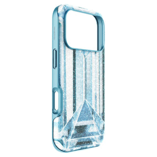 High smartphone case, Crystal effect, iPhone® 17 Pro, Blue
