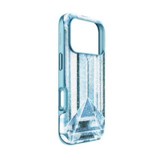 High smartphone case, Crystal effect, iPhone® 17 Pro, Blue