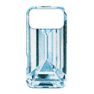 High smartphone case, Crystal effect, iPhone® 17 Pro Max, Blue