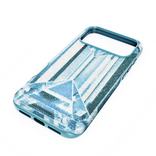 High smartphone case, Crystal effect, iPhone® 17 Pro Max, Blue