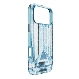 High smartphone case, Crystal effect, iPhone® 17 Pro Max, Blue