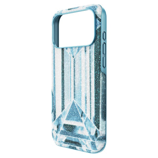 High smartphone case, Crystal effect, iPhone® 17 Pro Max, Blue