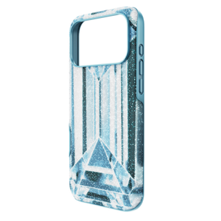 High smartphone case, Crystal effect, iPhone® 17 Pro Max, Blue