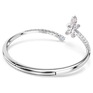 Ariana Grande x Swarovski bangle, Mixed cuts, Dragonfly, Multicolored, Rhodium plated