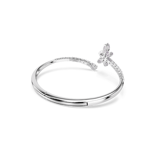 Ariana Grande x Swarovski bangle, Mixed cuts, Dragonfly, Multicolored, Rhodium plated