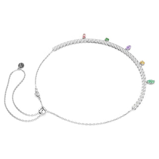 Ariana Grande x Swarovski necklace, Mixed cuts, Multicolored, Rhodium plated