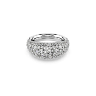 Sublima ring White, Rhodium plated