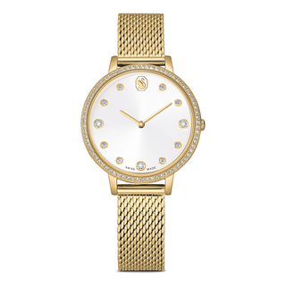 Clarica watch, Swiss Made, Metal bracelet, Gold tone, Gold-tone finish