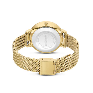 Clarica watch, Swiss Made, Metal bracelet, Gold tone, Gold-tone finish