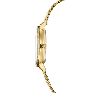 Clarica watch, Swiss Made, Metal bracelet, Gold tone, Gold-tone finish