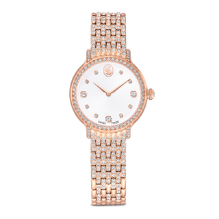 Imber watch, Swiss Made, Metal bracelet, Rose gold tone, Rose gold-tone finish