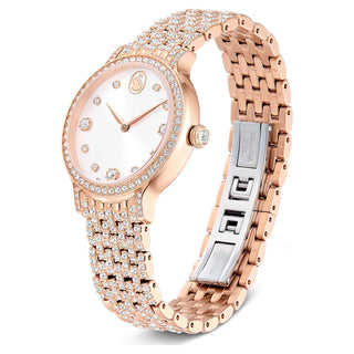 Imber watch, Swiss Made, Metal bracelet, Rose gold tone, Rose gold-tone finish