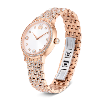Imber watch, Swiss Made, Metal bracelet, Rose gold tone, Rose gold-tone finish