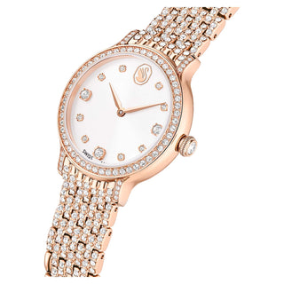 Imber watch, Swiss Made, Metal bracelet, Rose gold tone, Rose gold-tone finish