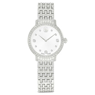 Imber watch, Swiss Made, Metal bracelet, Silver tone, Stainless steel