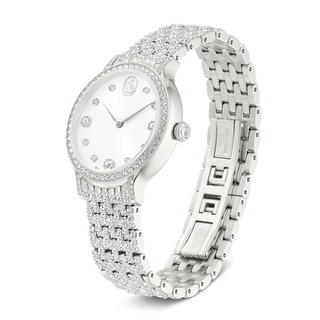 Imber watch, Swiss Made, Metal bracelet, Silver tone, Stainless steel